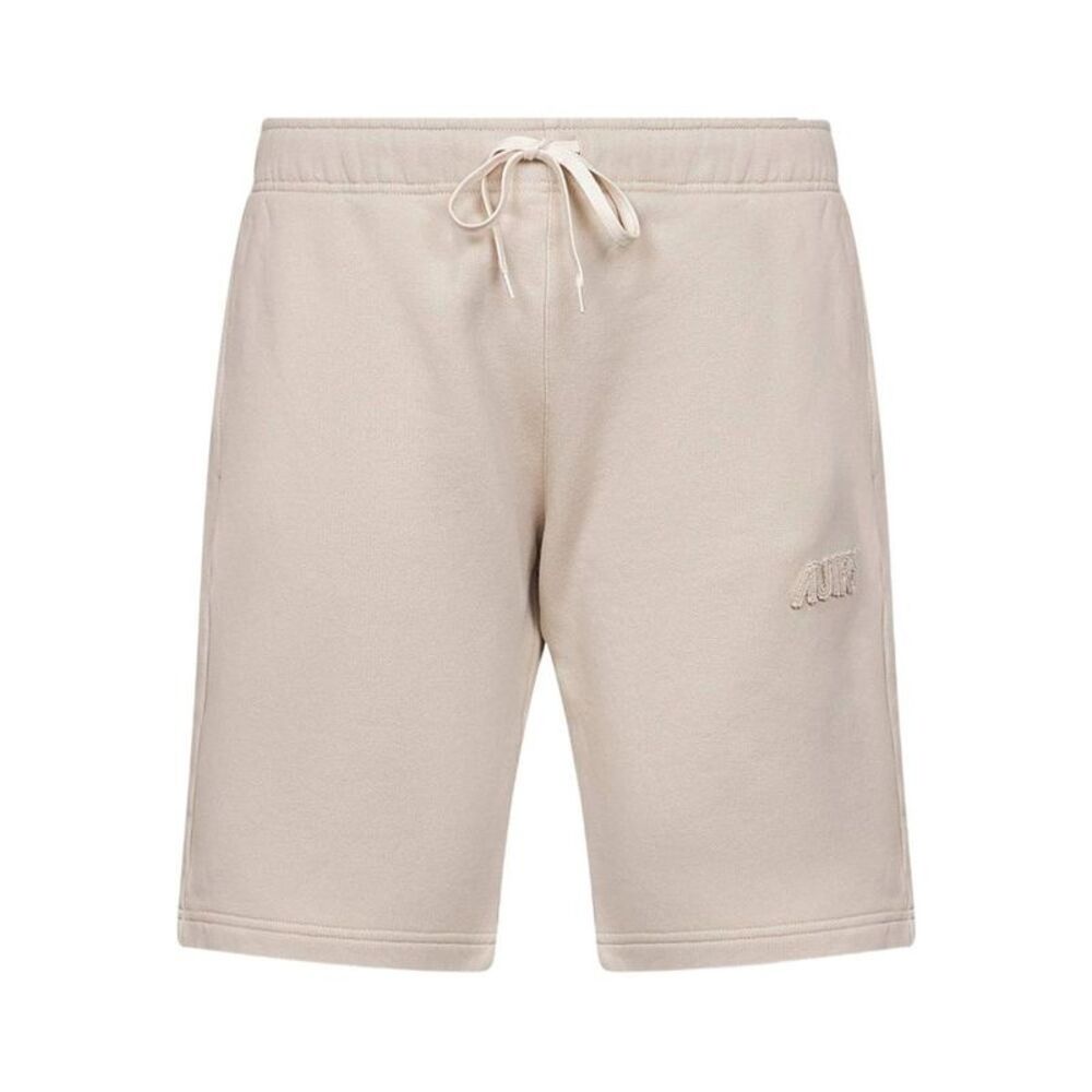 AUTRY Men's Fleece Drawstring Shorts Men Beige Pants
